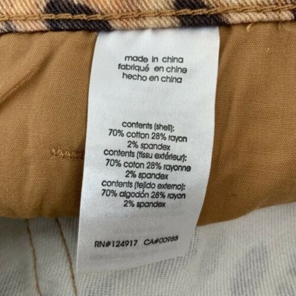 WeWoreWhat Cheetah Print Stiletto Slit Hem Jeans 30 - Picture 10 of 12